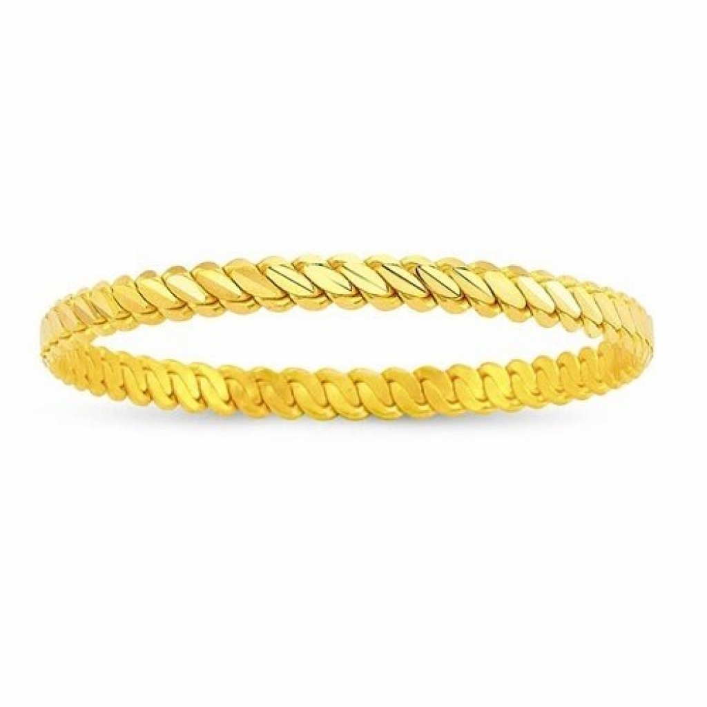 Üçlü Burma Altın Bilezik - 22 Ayar - 18 Gram