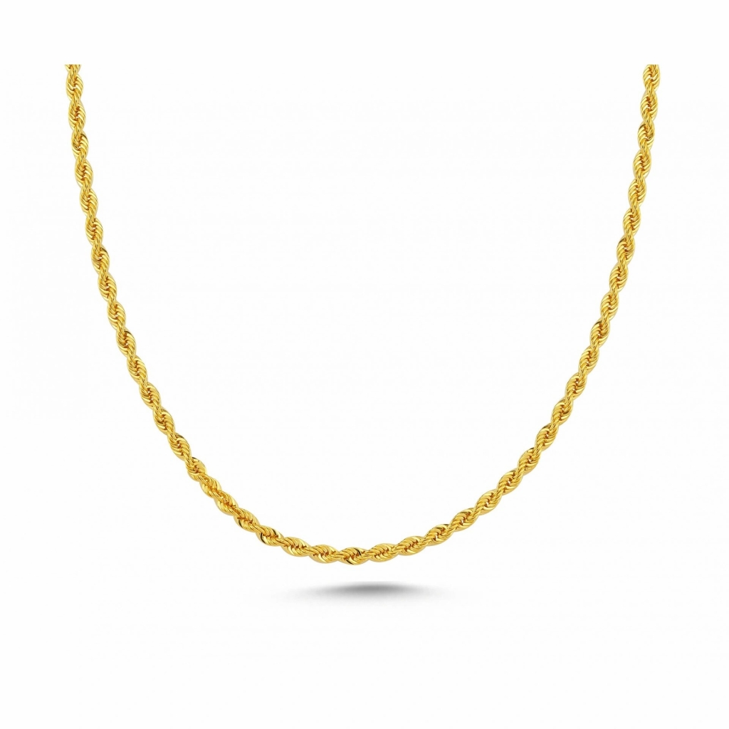 Altın Halat Zincir - 2.70mm - 60 cm - 14 Ayar 